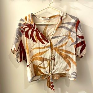 Cropped Lush Blouse - vacation vibes!